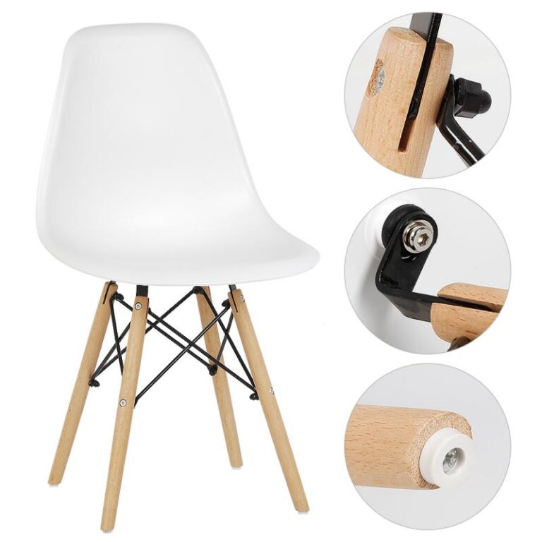 Silla en PVC con madera Haya - La cacharrería virtual