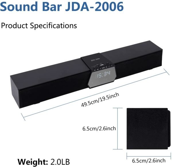 Barra de sonido inalámbrica JDA2006