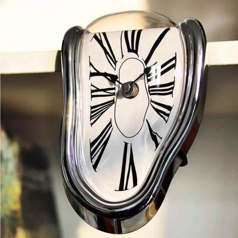 de estilo surrealista. Reloj de pared increíble, sirve de decoración del hogar o regalo.